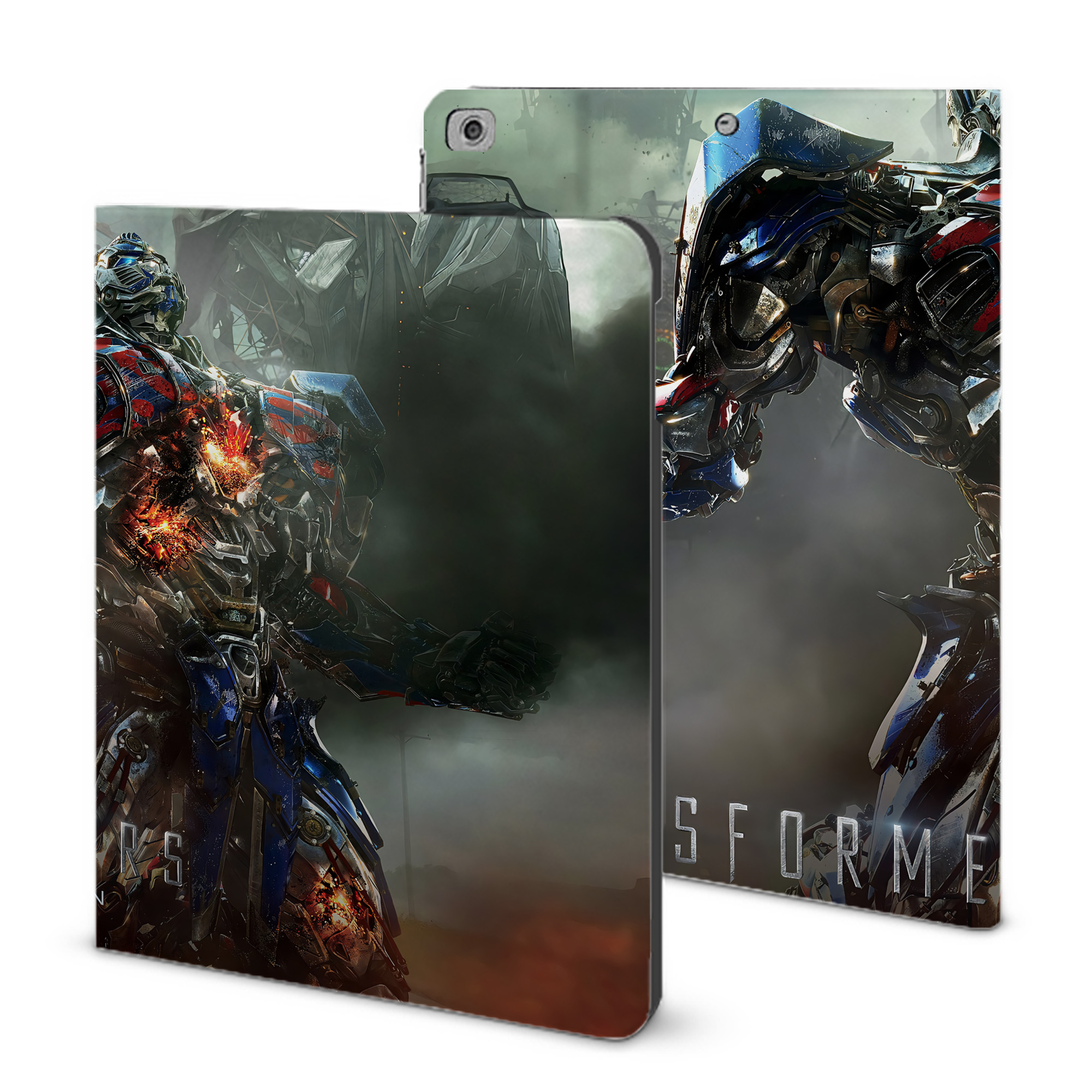 （画像用） Transformers トランスフォーマー IPad ケース ブック型 PUレザー TPU 耐衝撃 軽量 薄型 ペン収納なし 全面保護 IPad 各モデル対応